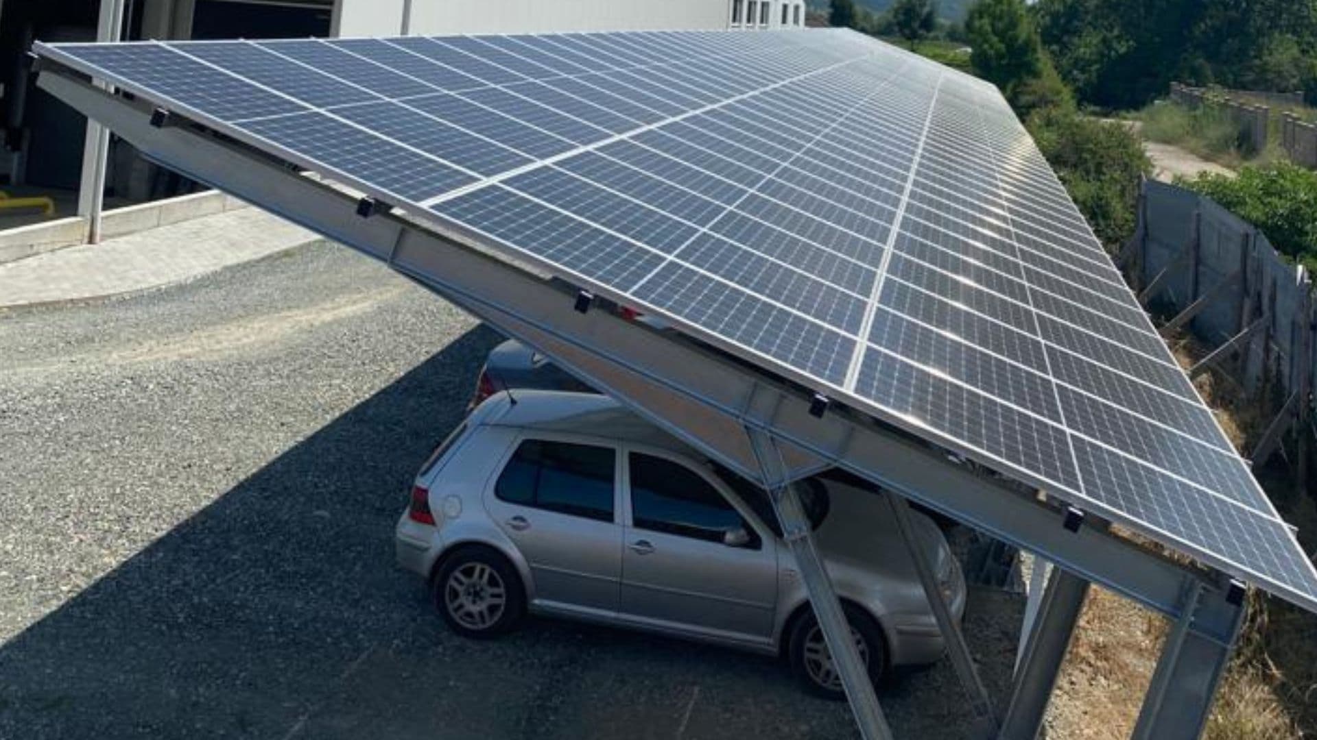 270 kWp Карпорт Казанлък — снимка 2