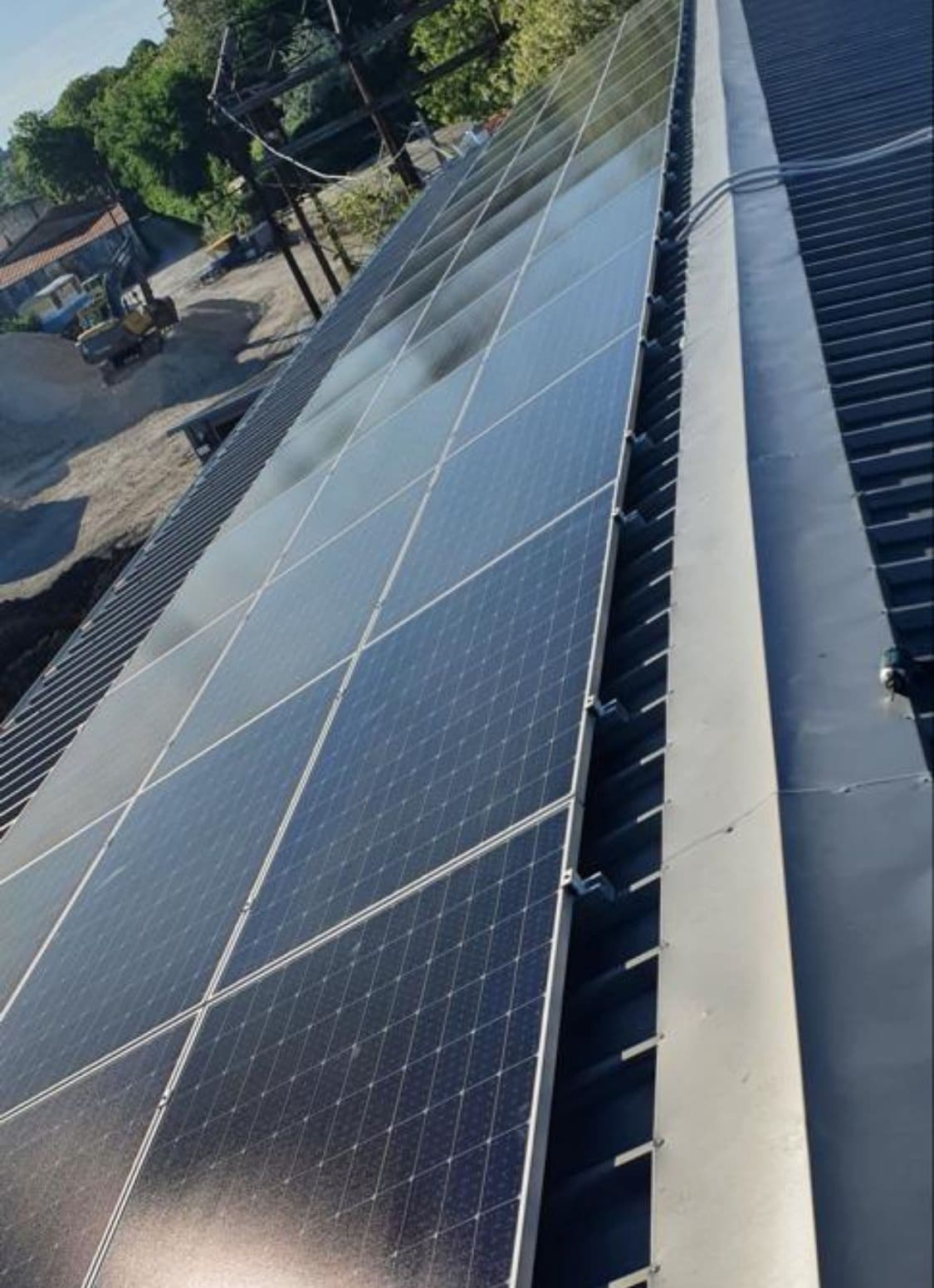 39 kWp покривна конструкция — Варна